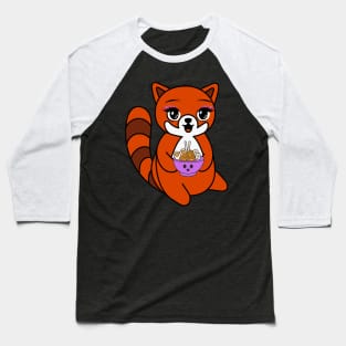 Red Panda Ramen Baseball T-Shirt